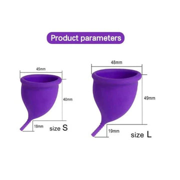 Measurement details for menstrual cup