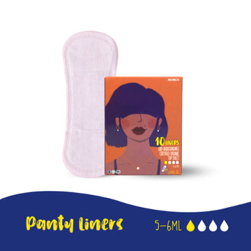 Lemme Be 100% Oxo Biodegradable Panty Liners For Daily Use - 10 Panty Liners Pads