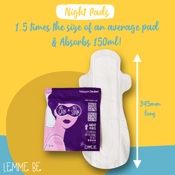 Combo of 30 Day and 24 Night Heavy Flow Sanitary Pads