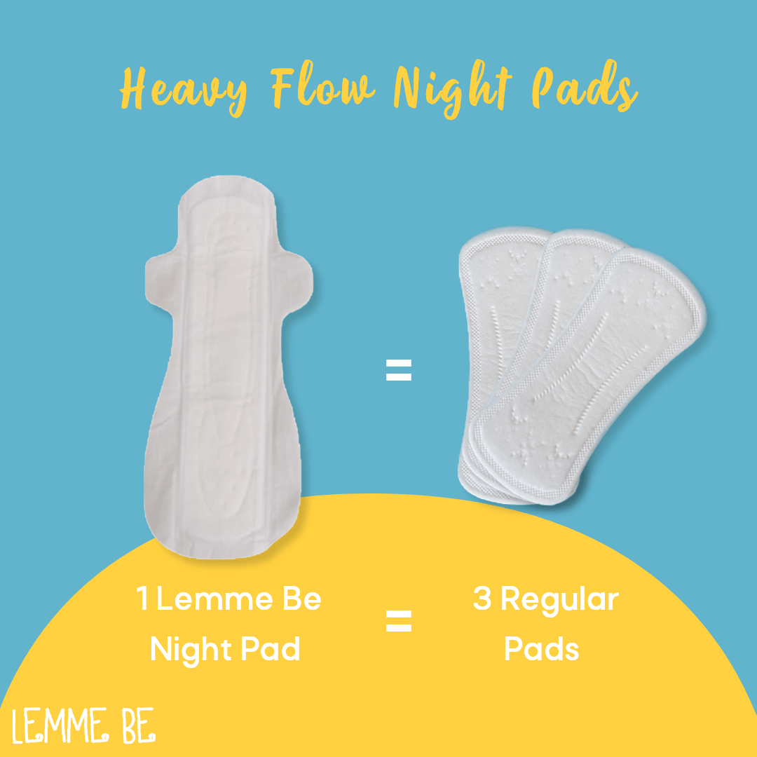 Lemme Be Day & Night pads -   Enchanced capacity