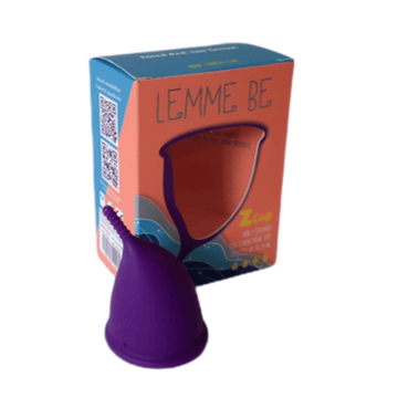 Buy Combo Pack of Lemme Be's Z Menstrual Cup and Organic Panty Liners Online