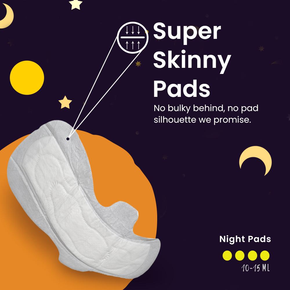 Lemme Be Monthly Essential Period Kit - Sanitary Night Pads 