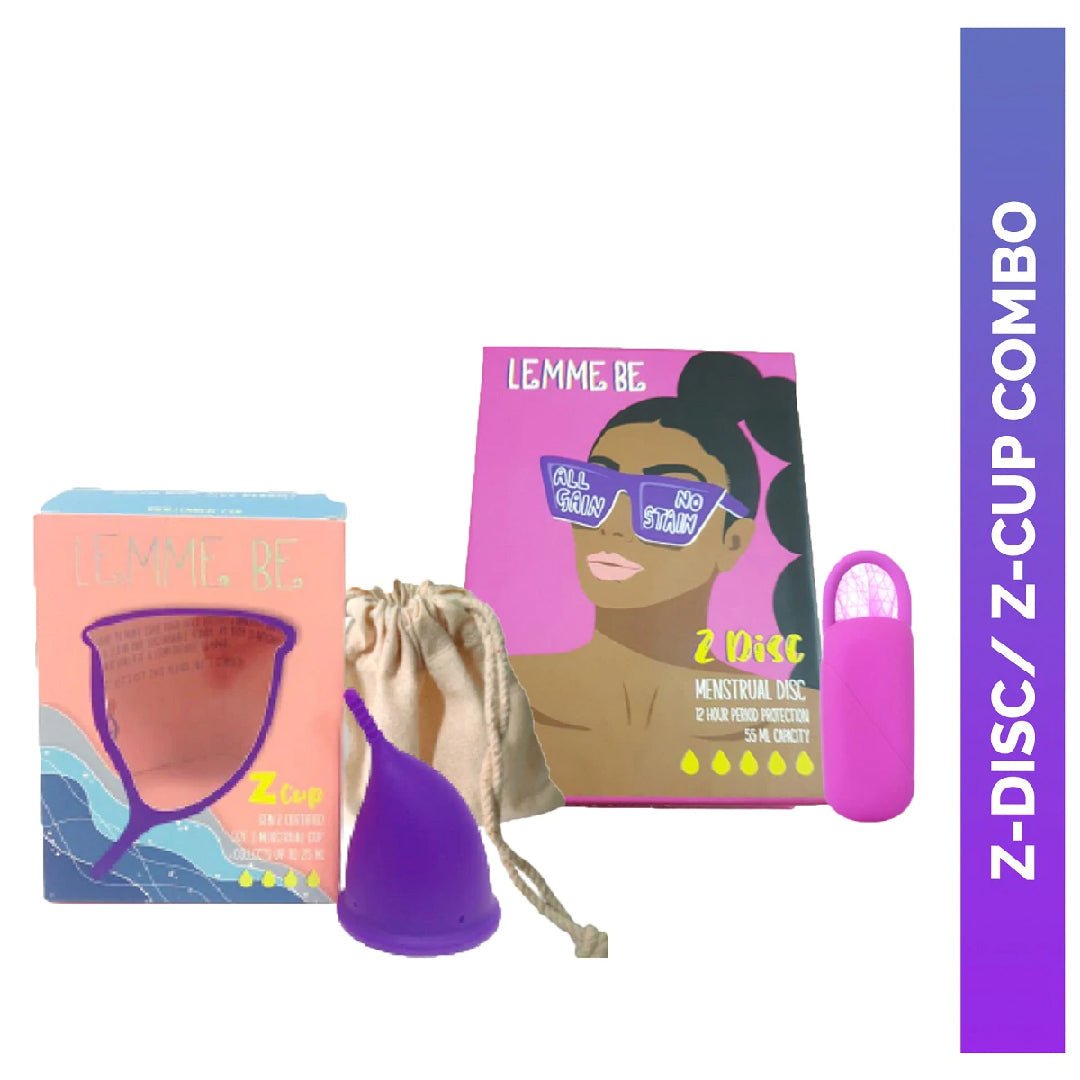 Z Cup and Z Disc Summer Combo - Menstrual Cups